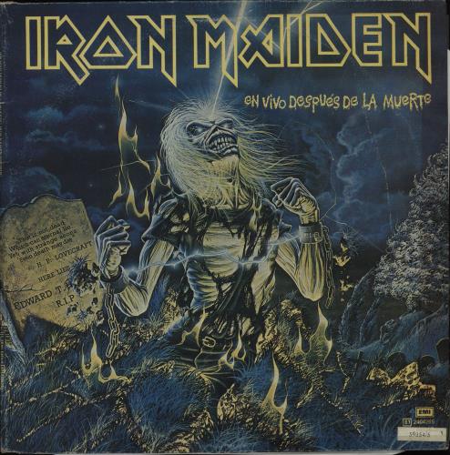 Iron Maiden En Vivo Despues De La Muerte Spanish 2-LP vinyl